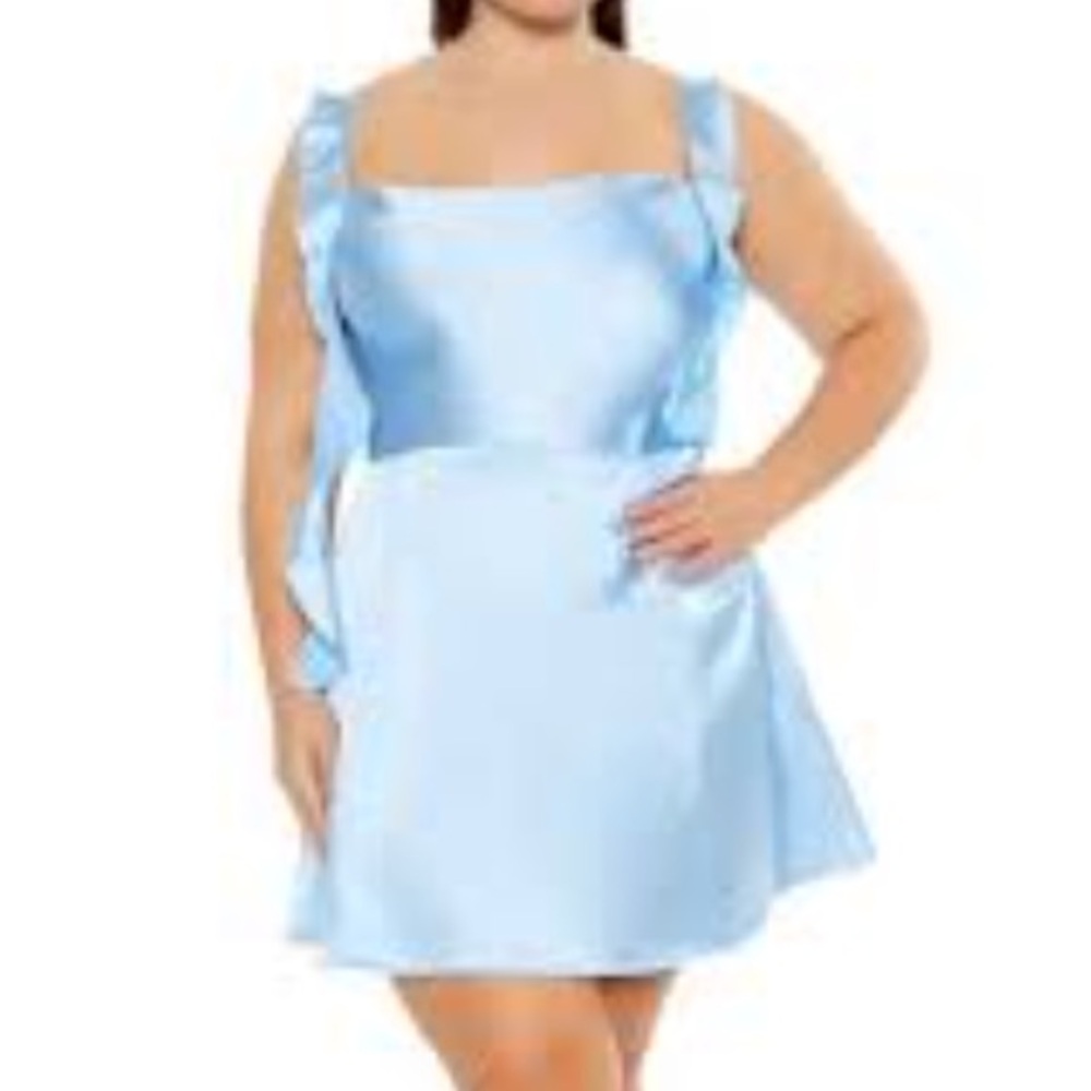 Forever 21 Fit and flare blue dress. Cinderella style dress.